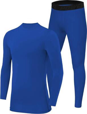 Jungen Performance Kompressions-Set – Thermo Langarmshirt & Leggings