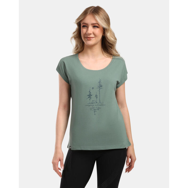 T-shirt en coton pour femmes Kilpi ROANE-W