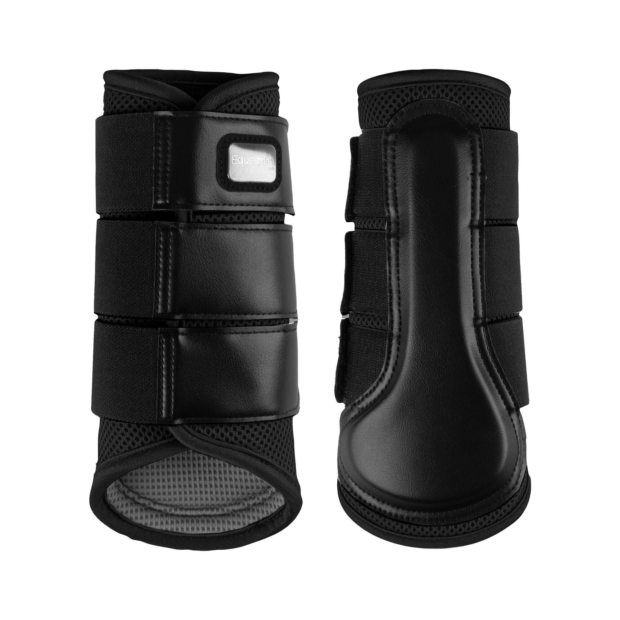 Horka - Guêtres Pour Cheval Fermées Horka Brilliance - Guêtres Cheval - Noir - 40 M - Decathlon