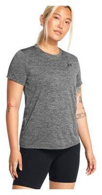 Damestrui under armour tech twist grijs met korte mouwen