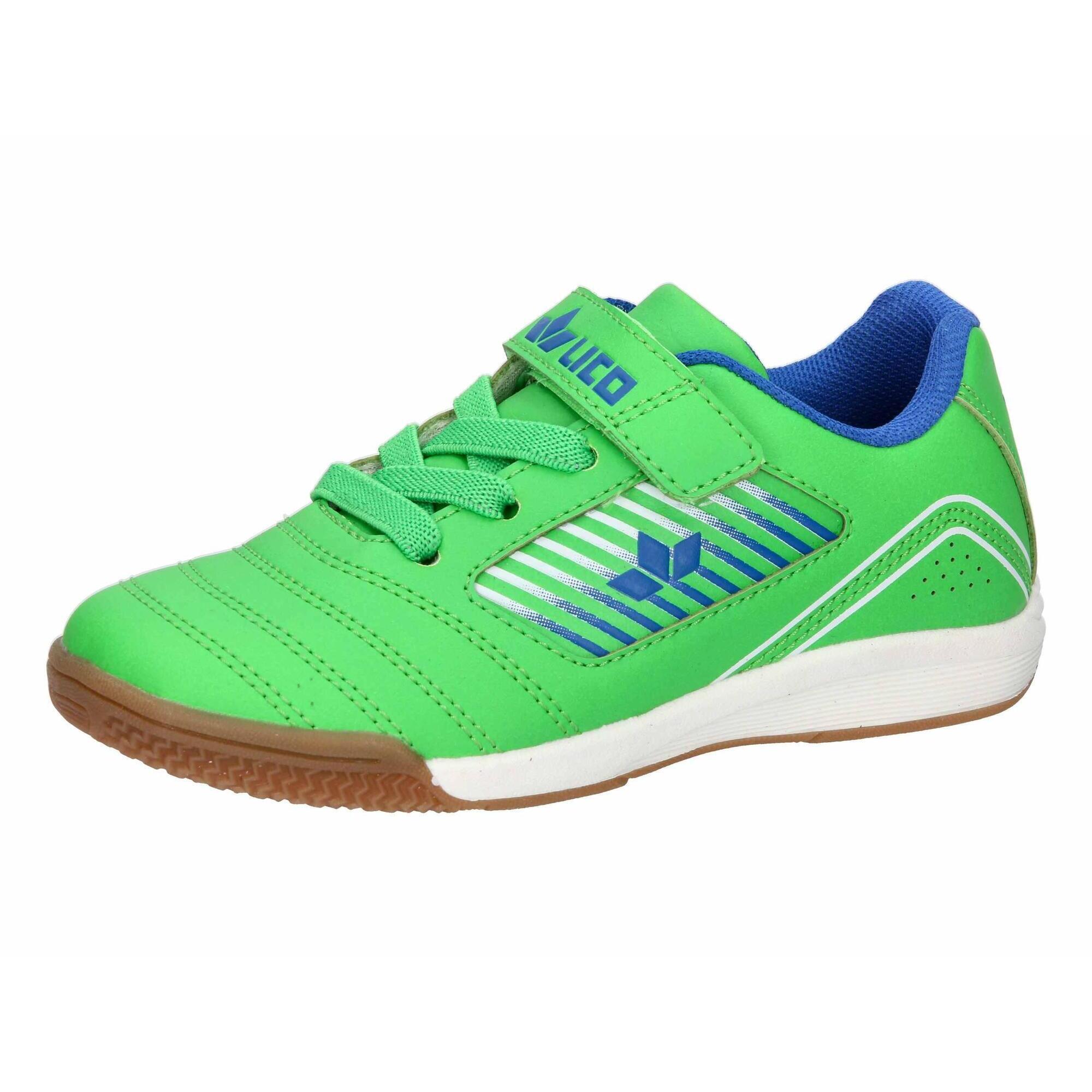 Lico - Chaussure D’entrée Fermeture Velcro Garçons Lico Chaska Vs - Chaussures De Sport - Vert - 38 - Decathlon