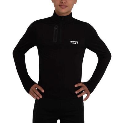 Maglia Termica a Collo Alto Fusion da Bambino e Ragazzo con Mezza Zip