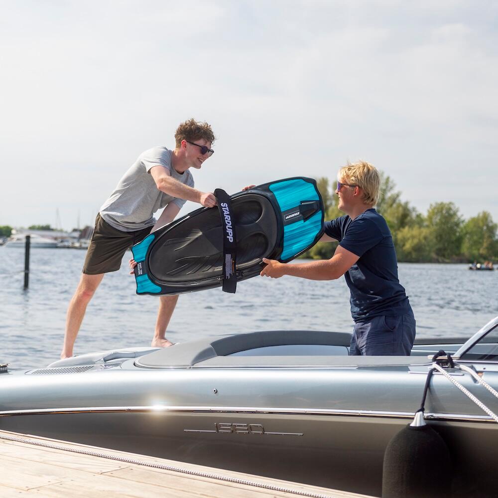 Stardupp Limited Watersport Kneeboard - TEAL - Leggero con presa extra 4/4