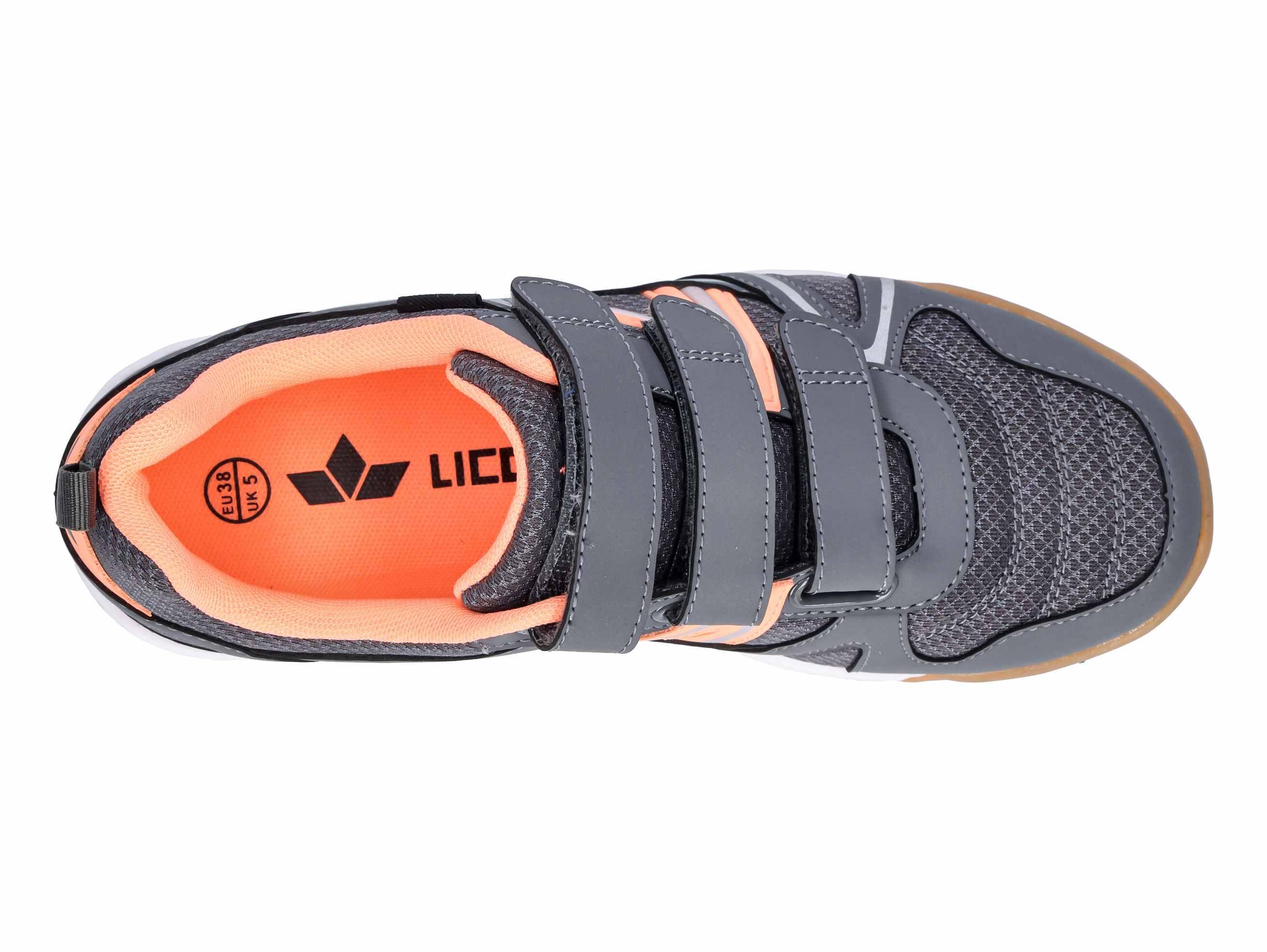 Hallenschuh Damen Klettverschluss LICO Fit Indoor V 5/6