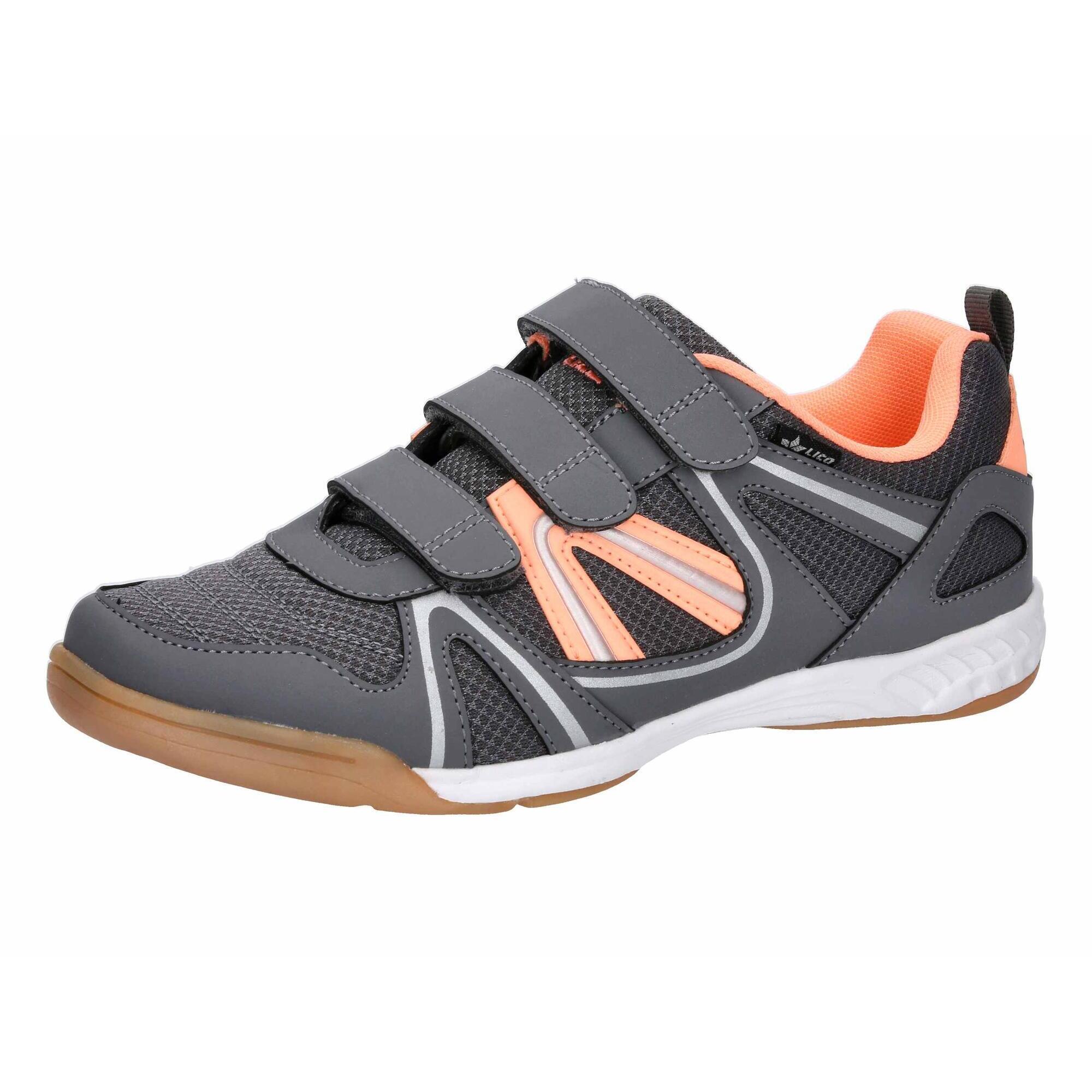 Lico - Chaussure D’entrée Fermeture Velcro Femmes Lico Fit Indoor V - Chaussures De Sport - Gris - 37 - Decathlon