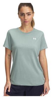 Under armour tech women's jersey met korte mouwen groen