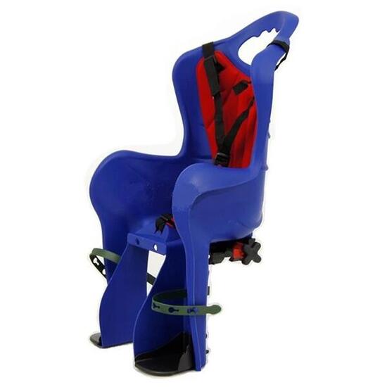 Fotelik rowerowy dla dzieci montowany na bagażnik HTP Elibas II, kolor niebieski