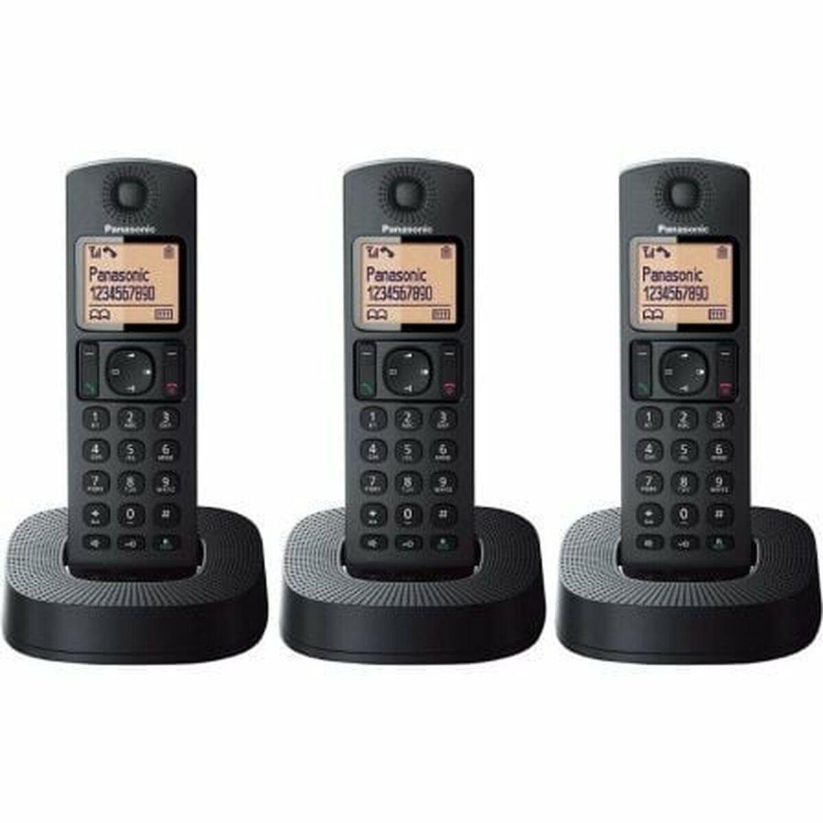 Telefone sem fios panasonic kx-tgc313spb preto