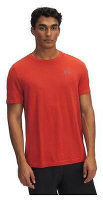 Under armour vanish seamless orange heren jersey met korte mouwen