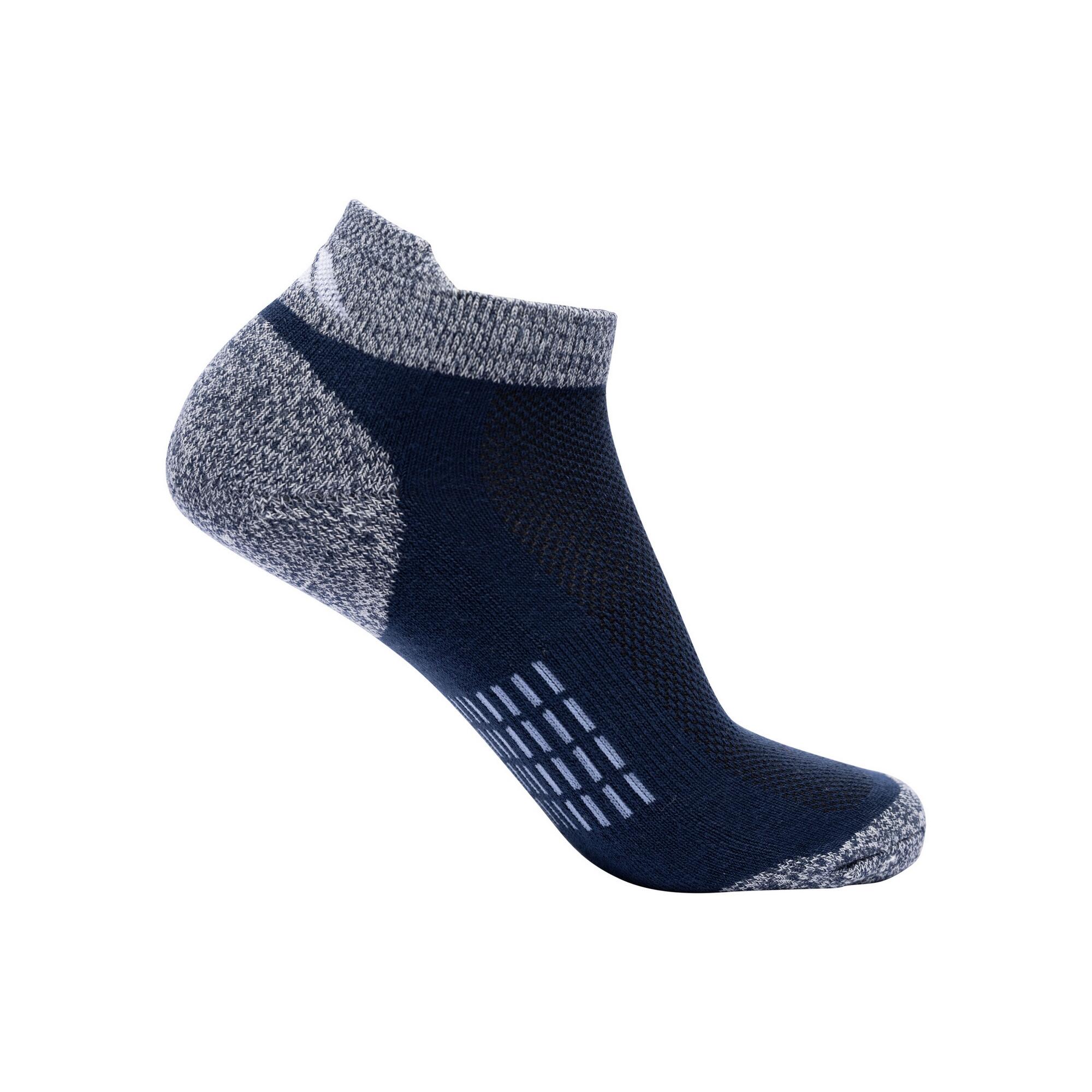 Calzini Alla Caviglia Sportiva Bambini Misura Confezione 2 Trespass Champ Blu 3/5