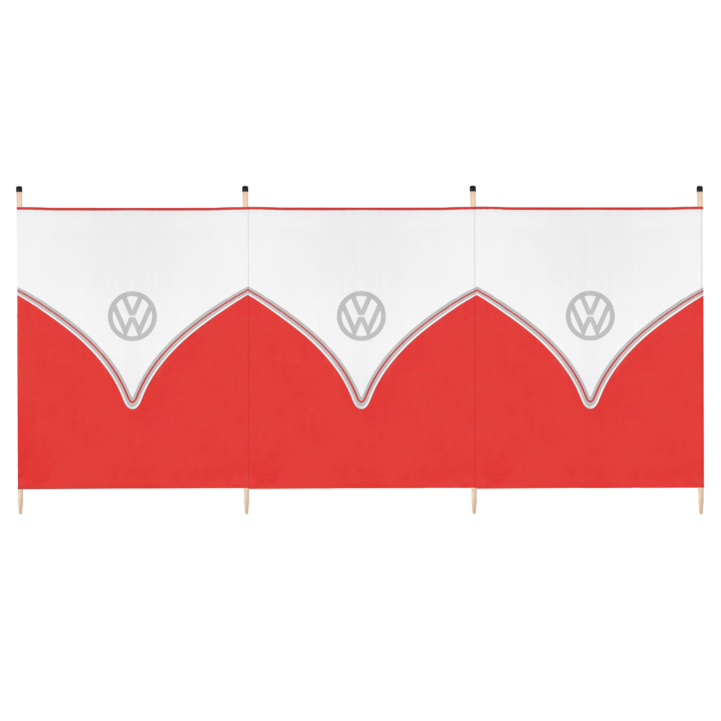 VW VW Windbreak for Beach, Camping or Garden, 4 Pole