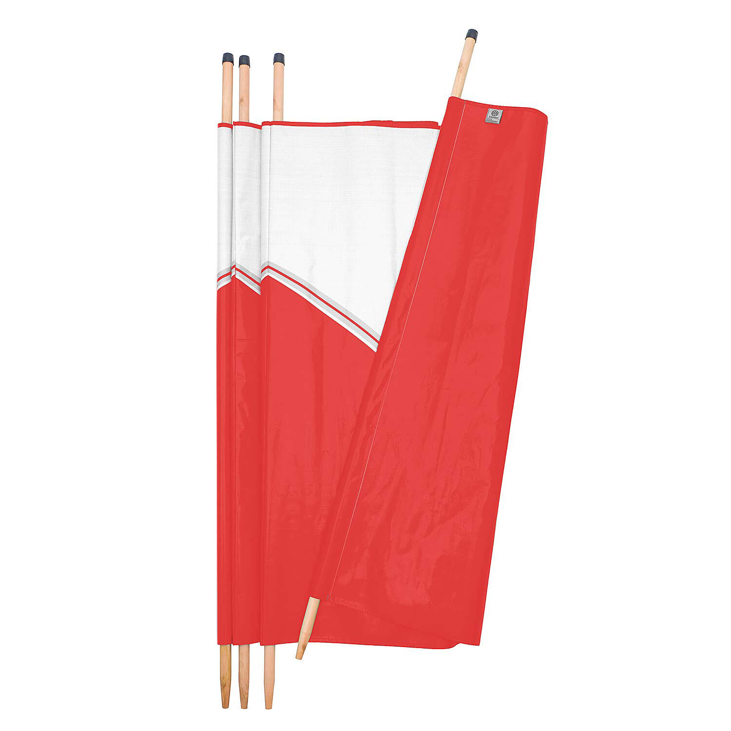 VW Windbreak for Beach, Camping or Garden, 4 Pole 2/4