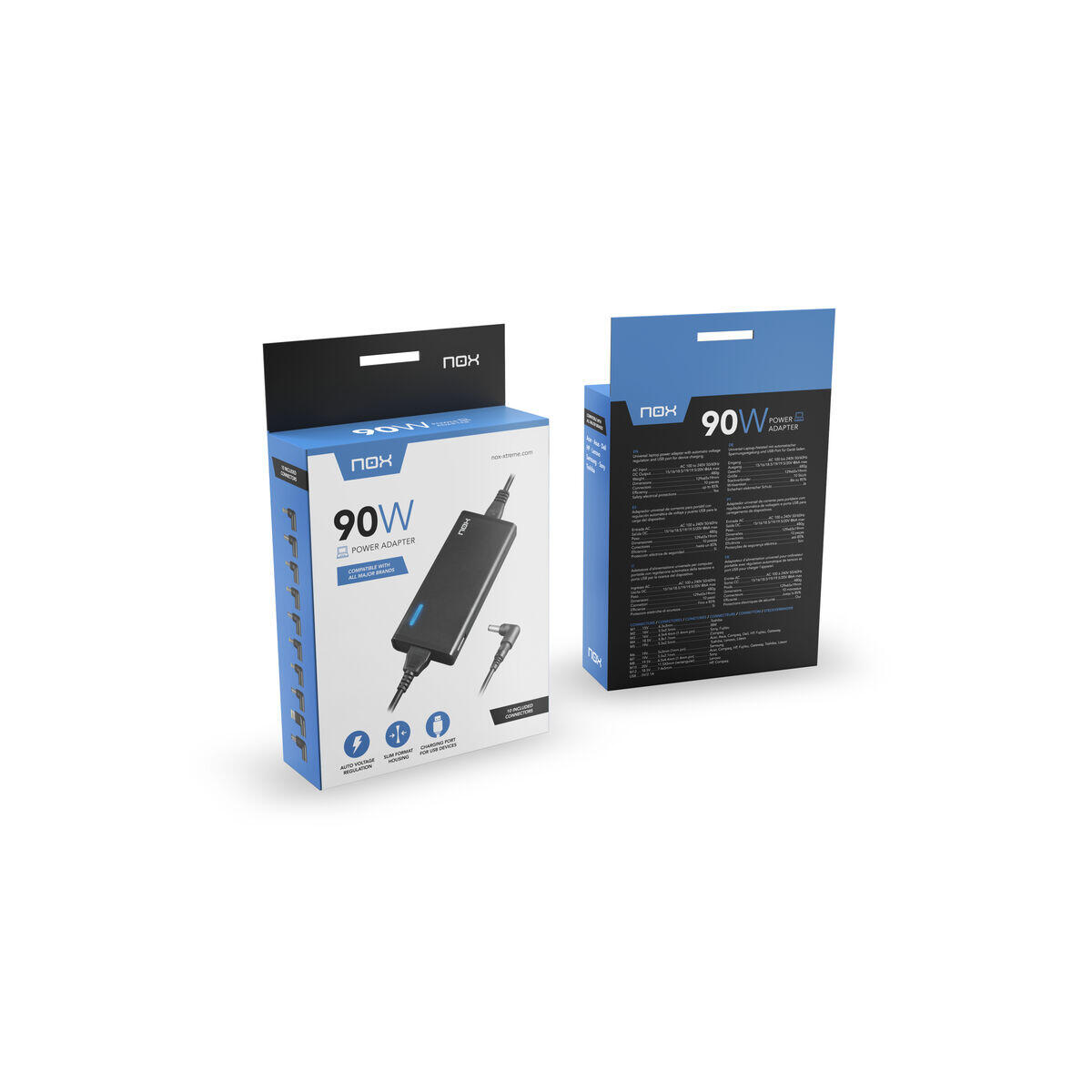 Carregador para Portátil Nox-Xtreme NXPWR90NB Preto 4/5