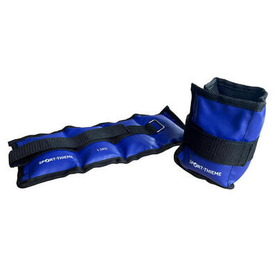 Gewichtsmanschetten Allround 1.5 kg. Schwarz-Blau Fitness / Krafttraining