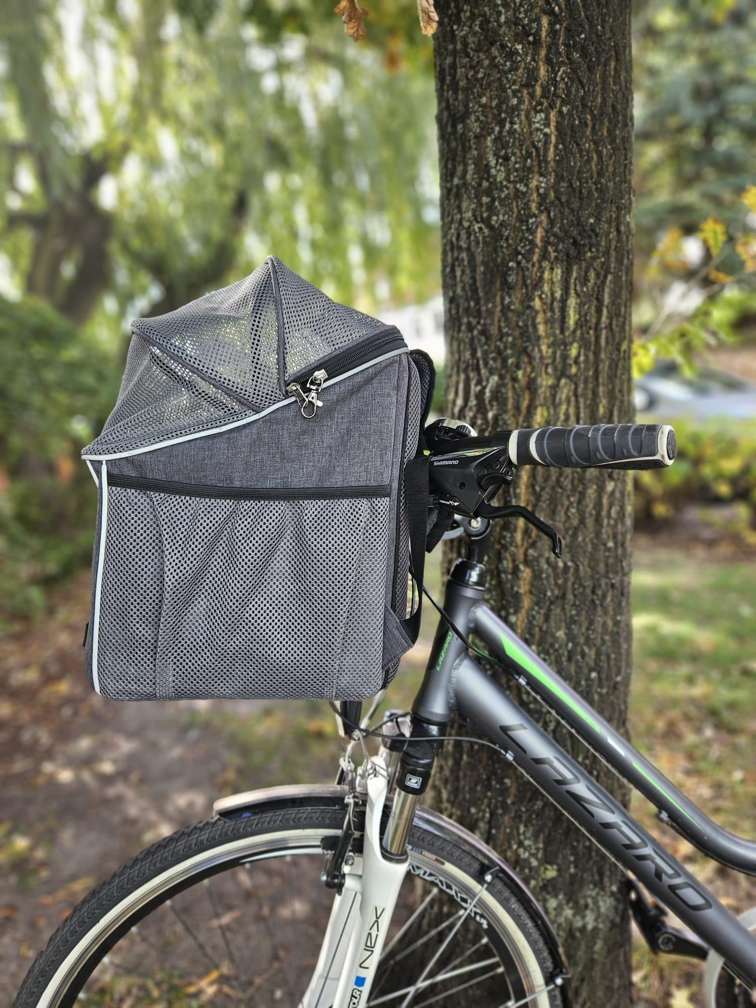 Fietsenmand en rugzak voor hond en kat PETRIVE BikeOn tot 7 kg 3/6