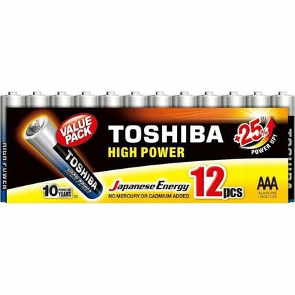 Piles Rechargeables Toshiba High Power LR03