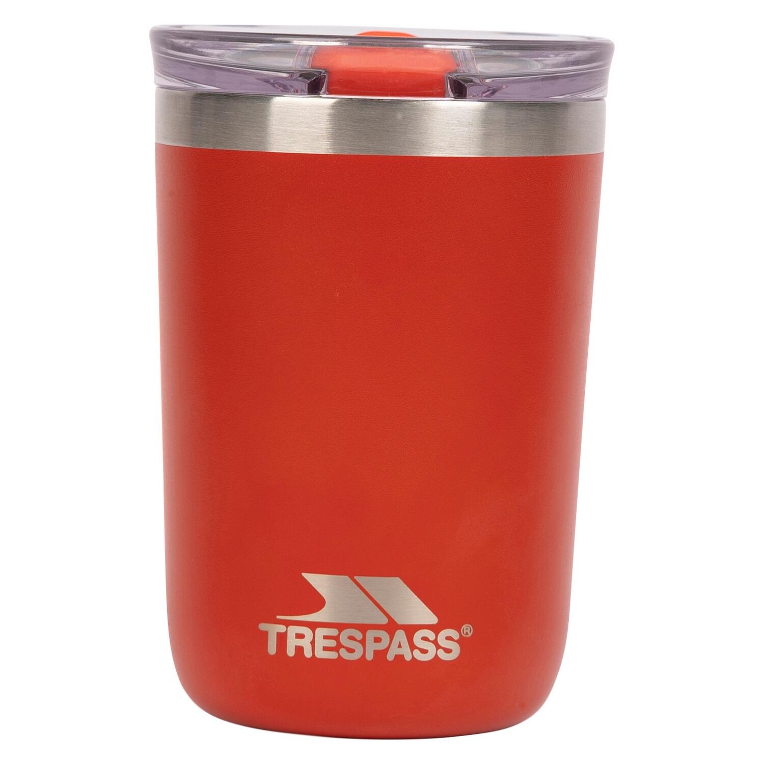 TRESPASS Acciaio Inossidabile Tazza Da Viaggio Trespass Rounder Rosso