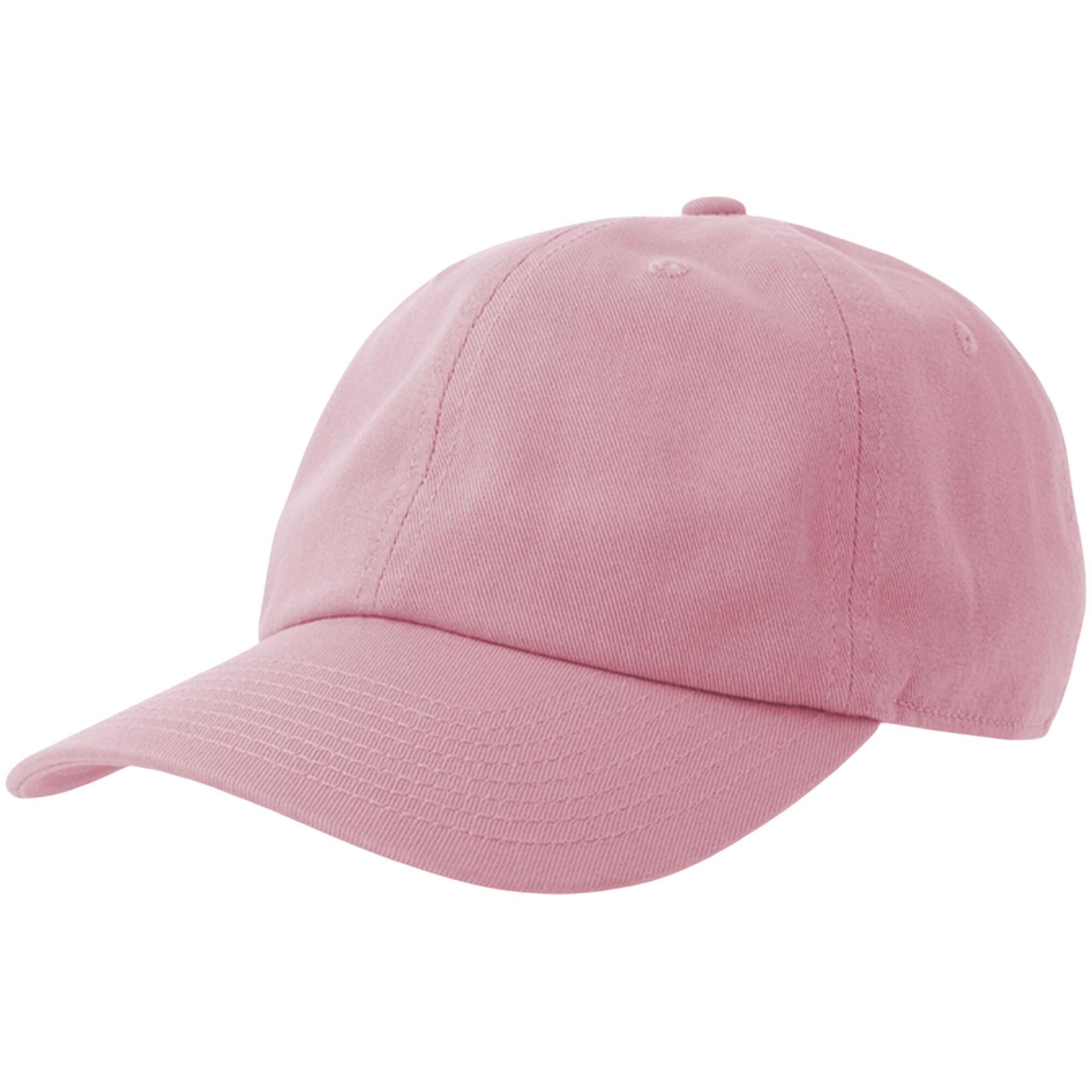 ATLANTIS Unisex Adult Dad 6 Panel Baseball Cap (Pink)