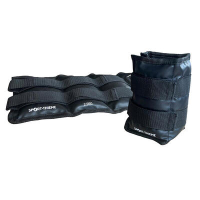 Gewichtsmanschetten Allround 2,5 kg, Schwarz Fitness / Krafttraining Unisex
