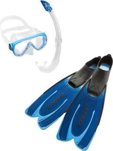 Set snorkeling Cressi Agua Maschera + Boccaglio + Pinne