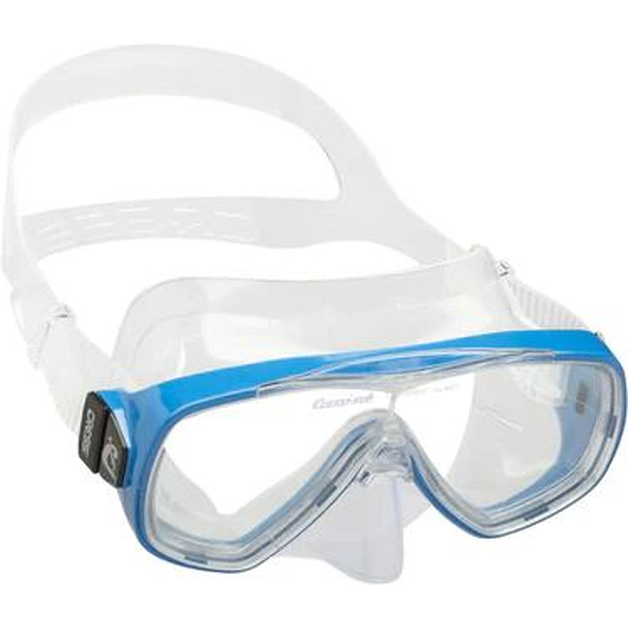Set de scufundare Cressi albastru pentru snorkeling