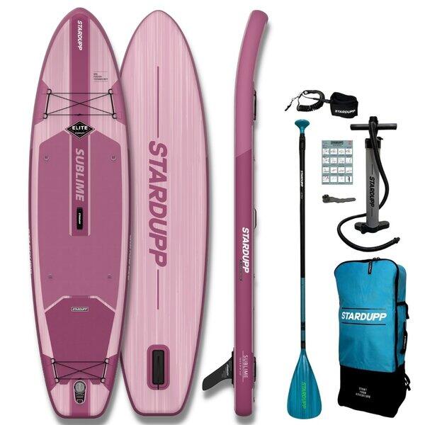 Prancha stand up paddle (sup) stardupp sublime elite - conjunto completo