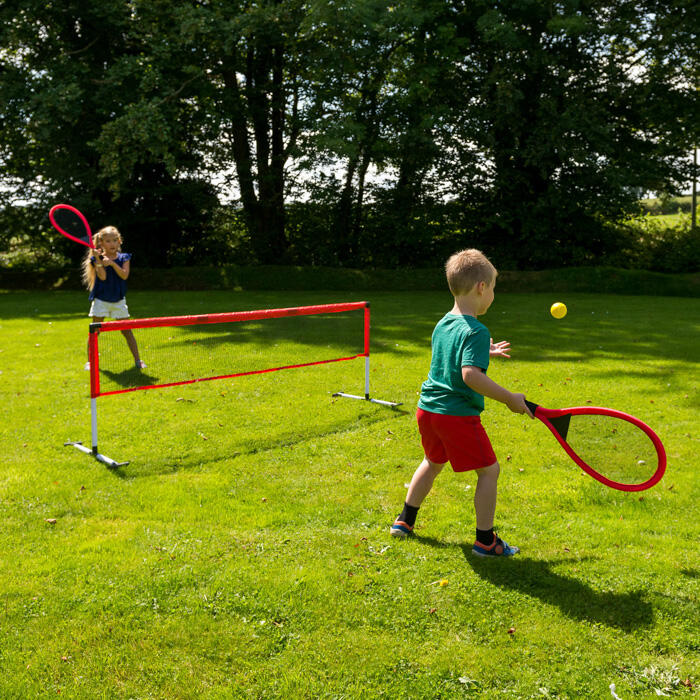 Toyrific Children's Tennis Set Incudes RacketsBalls and Net, Red 2/3