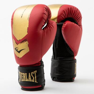 Everlast Prospect 2 Guanti da Boxe | Rosso/Oro | 6-OZ