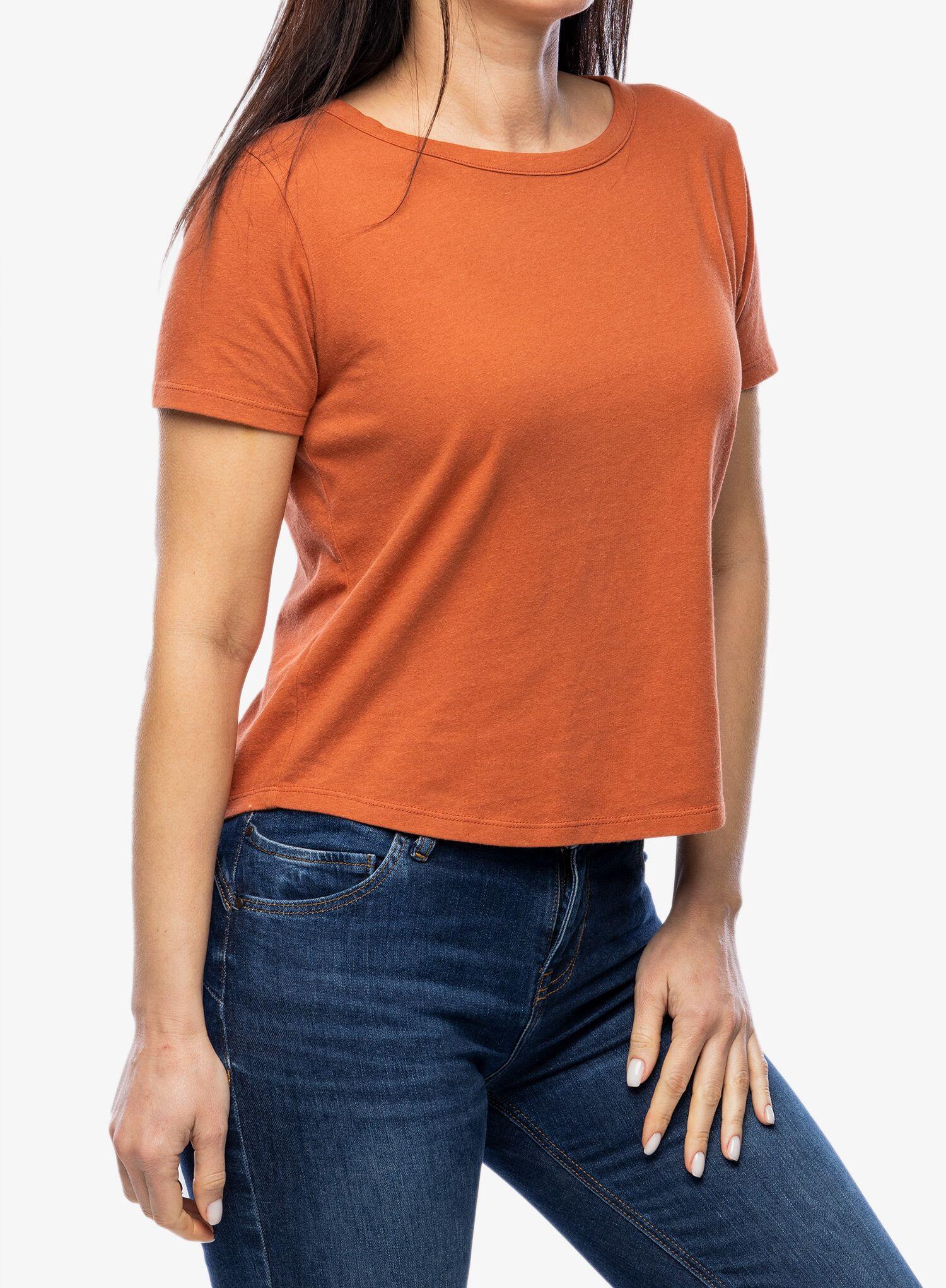 Camiseta feminina Robbins Basecamp Boxy baked 3/6