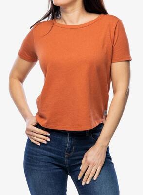 Dames t-shirt robbins basecamp boxy baked