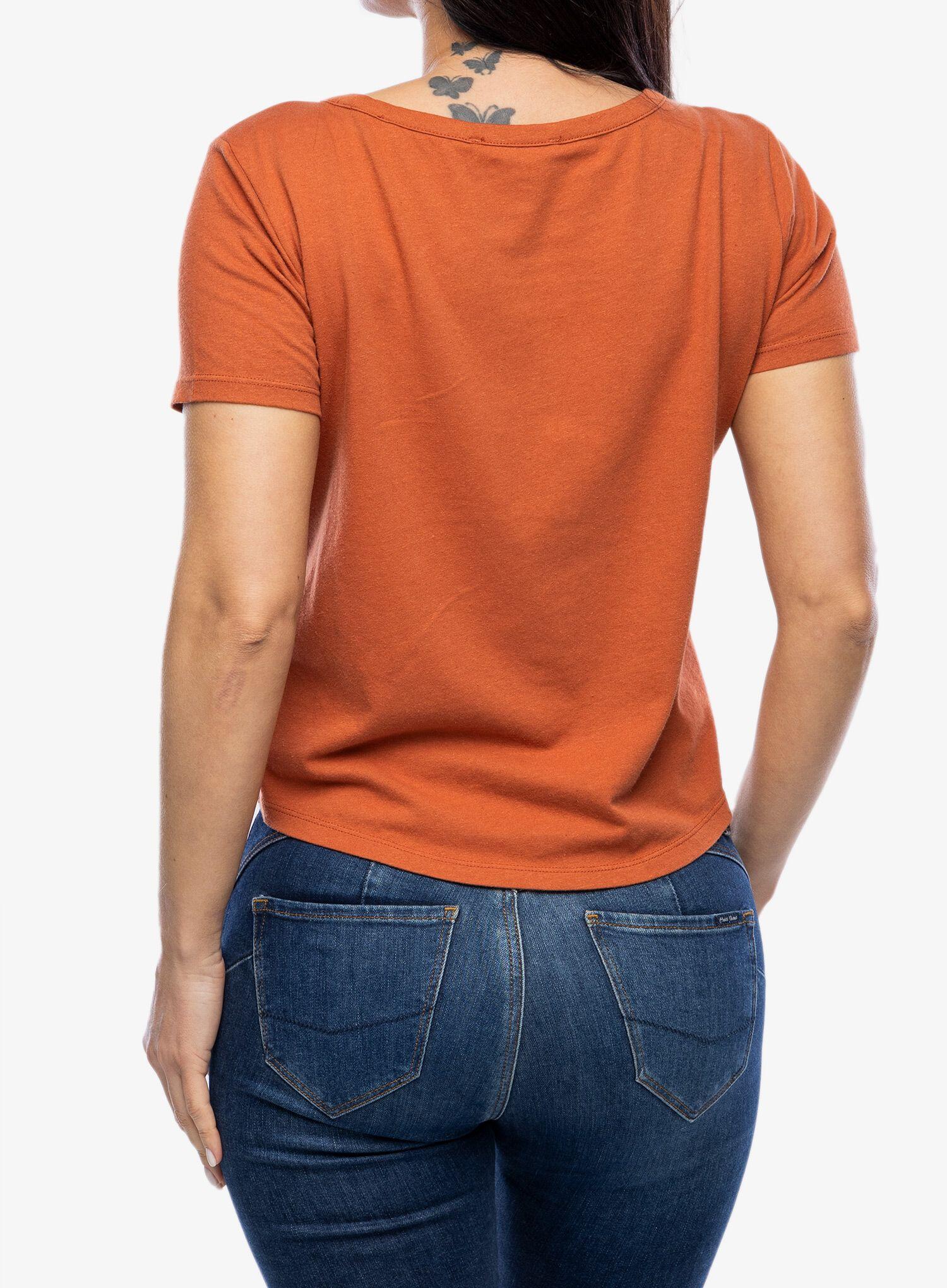 Camiseta feminina Robbins Basecamp Boxy baked 4/6