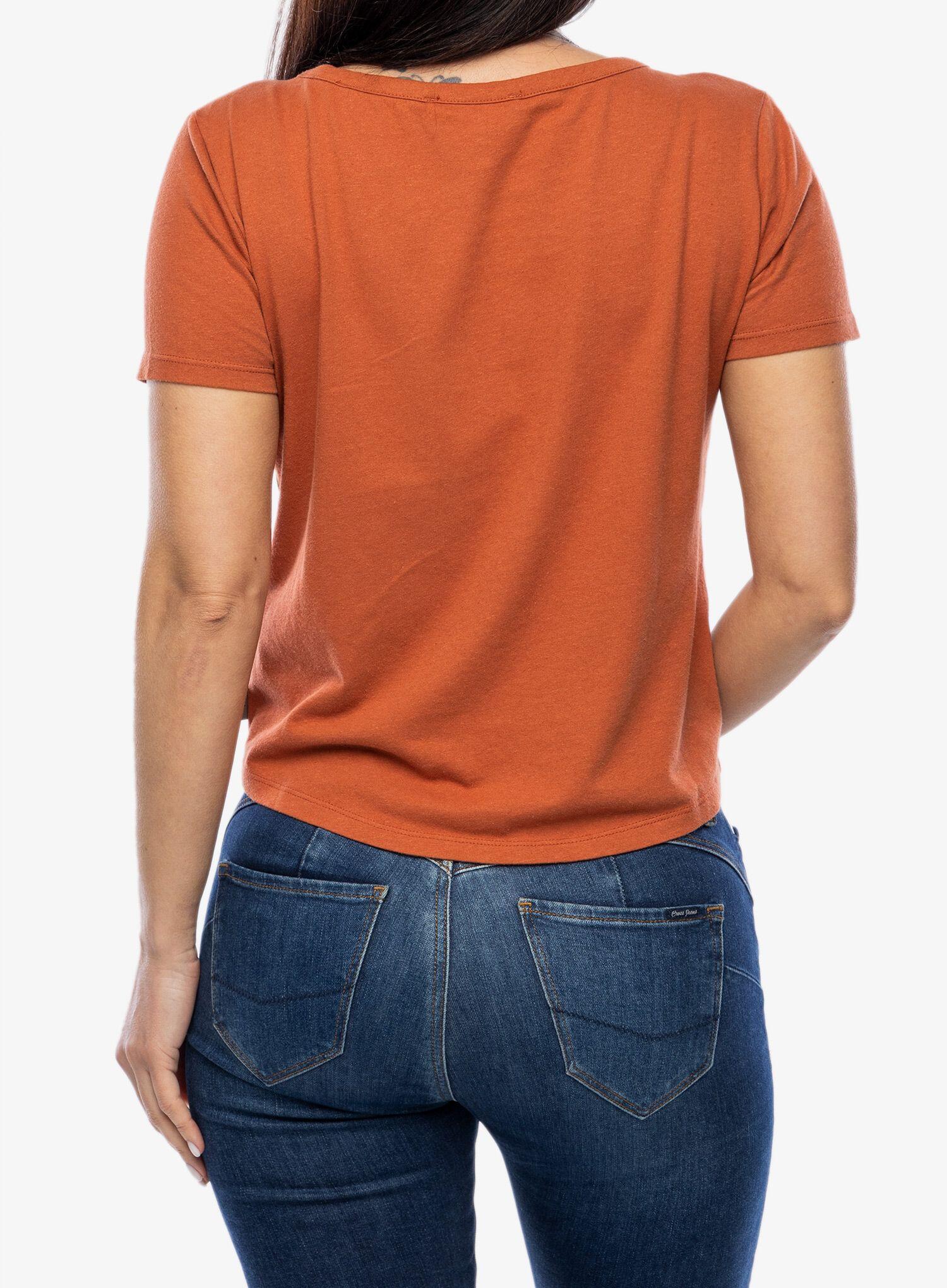 Camiseta feminina Robbins Basecamp Boxy baked 2/6