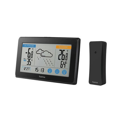 Multifunktions-Wetterstation Hama TOUCH Schwarz