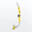 Snorkel Mares AQ - GATOR JR SPLASH, Galben