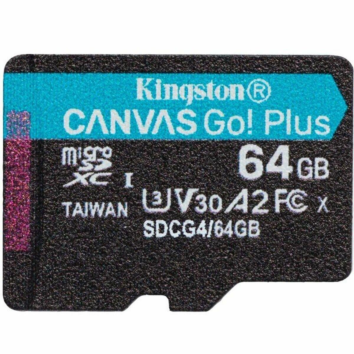 Kingston - Carte Mémoire Micro Sdxc Kingston Canvas Select Plus 64 Gb - Carte Mémoire - Multicolore - No Size - Decathlon