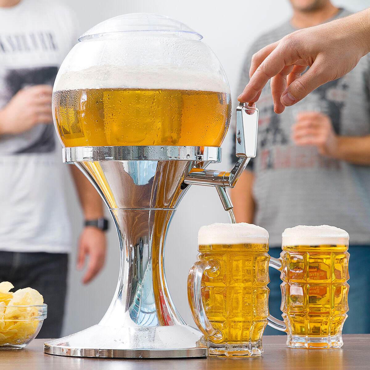 Pack Dispensador de Cerveja InnovaGoods e 2 Óculos de Sol Sunfold France 2/5