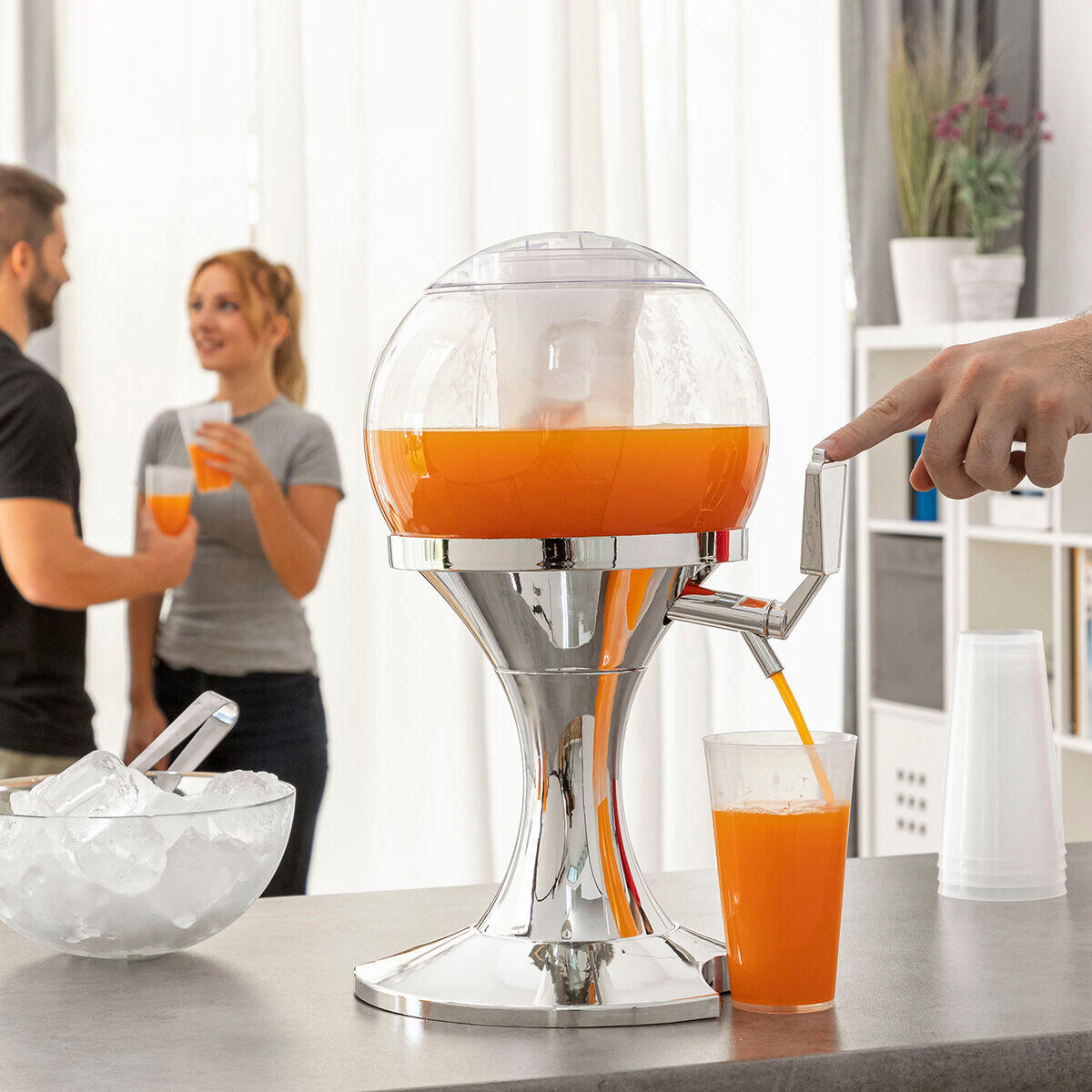 Pack Dispensador de Cerveja InnovaGoods e 2 Óculos de Sol Sunfold France 3/5