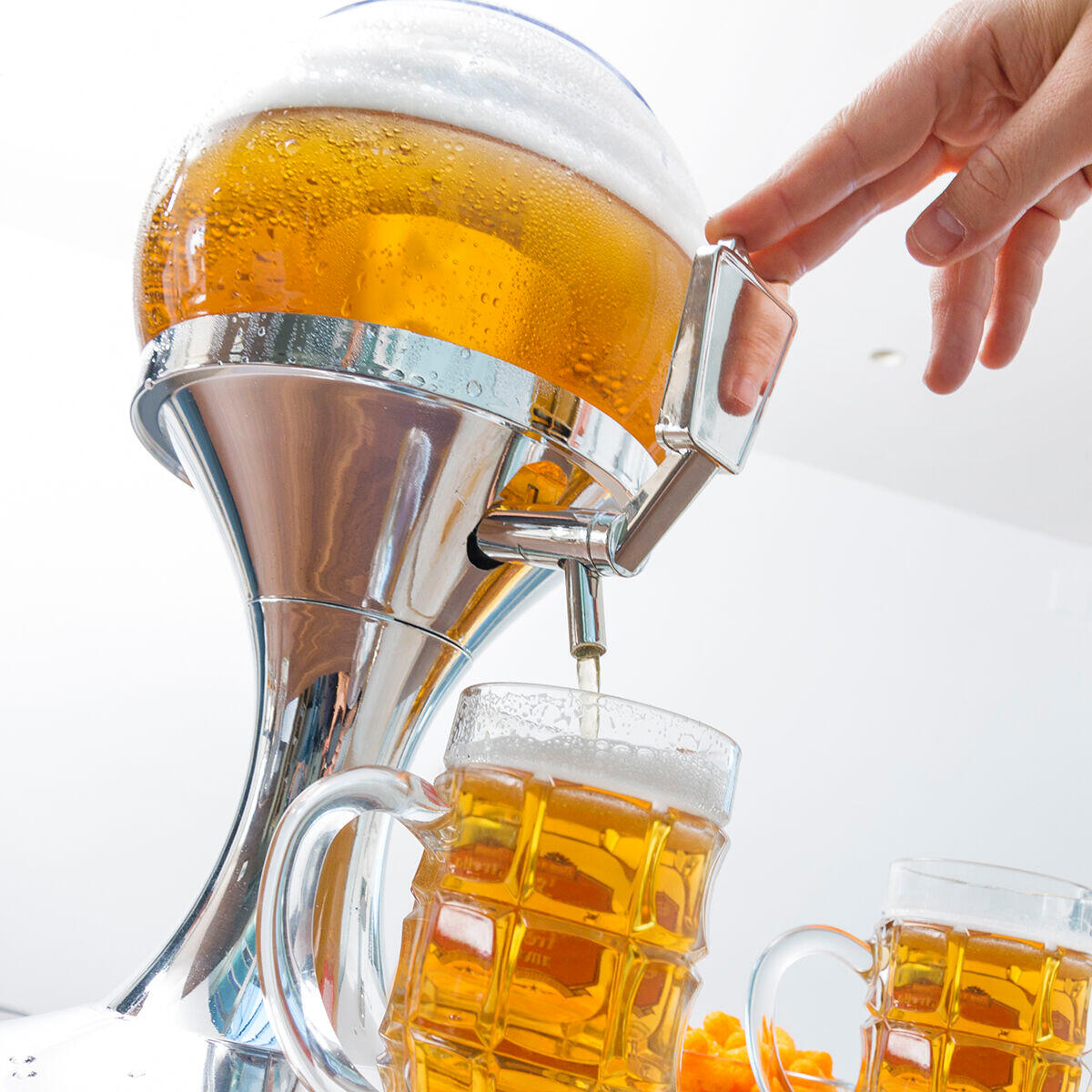 Pack Dispensador de Cerveja InnovaGoods e 2 Óculos de Sol Sunfold France 5/5