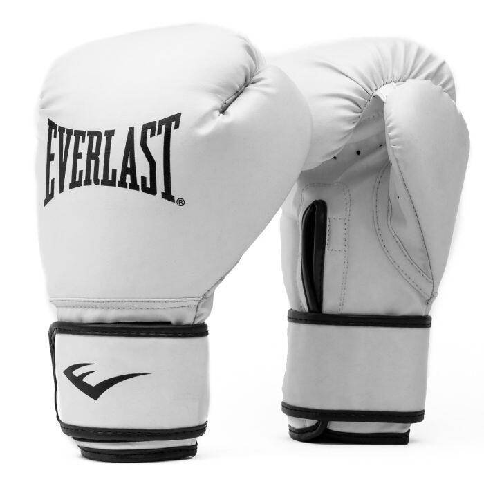 Everlast Core 2 Rękawice Bokserskie | Białe | S/M