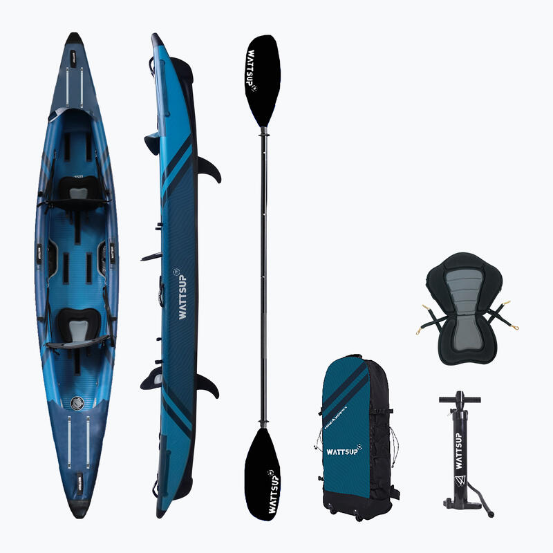 Kajak pompowany 3-osobowy WATTSUP Torpedo 3