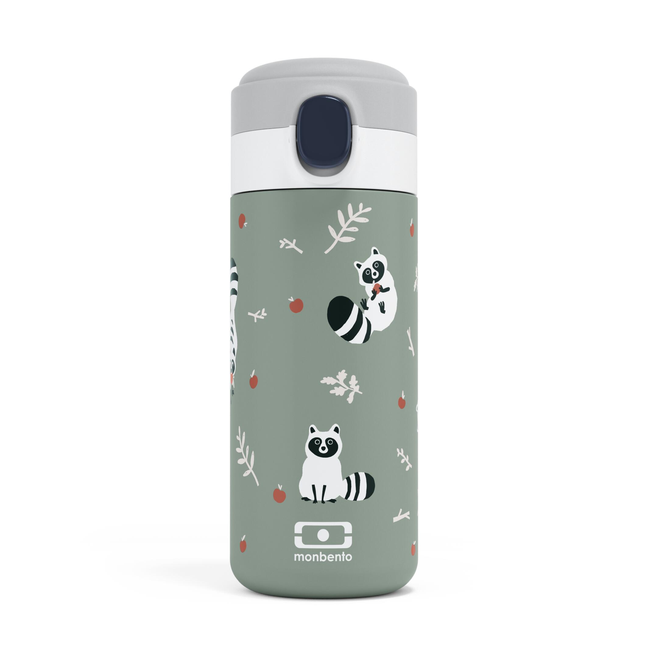 Monbento - Gourde Isotherme À Bec Verseur 360ml|enfants|bouchon Ouverture Rapide|pop - Bouteille Isotherme - Blanc|vert - Decathlon