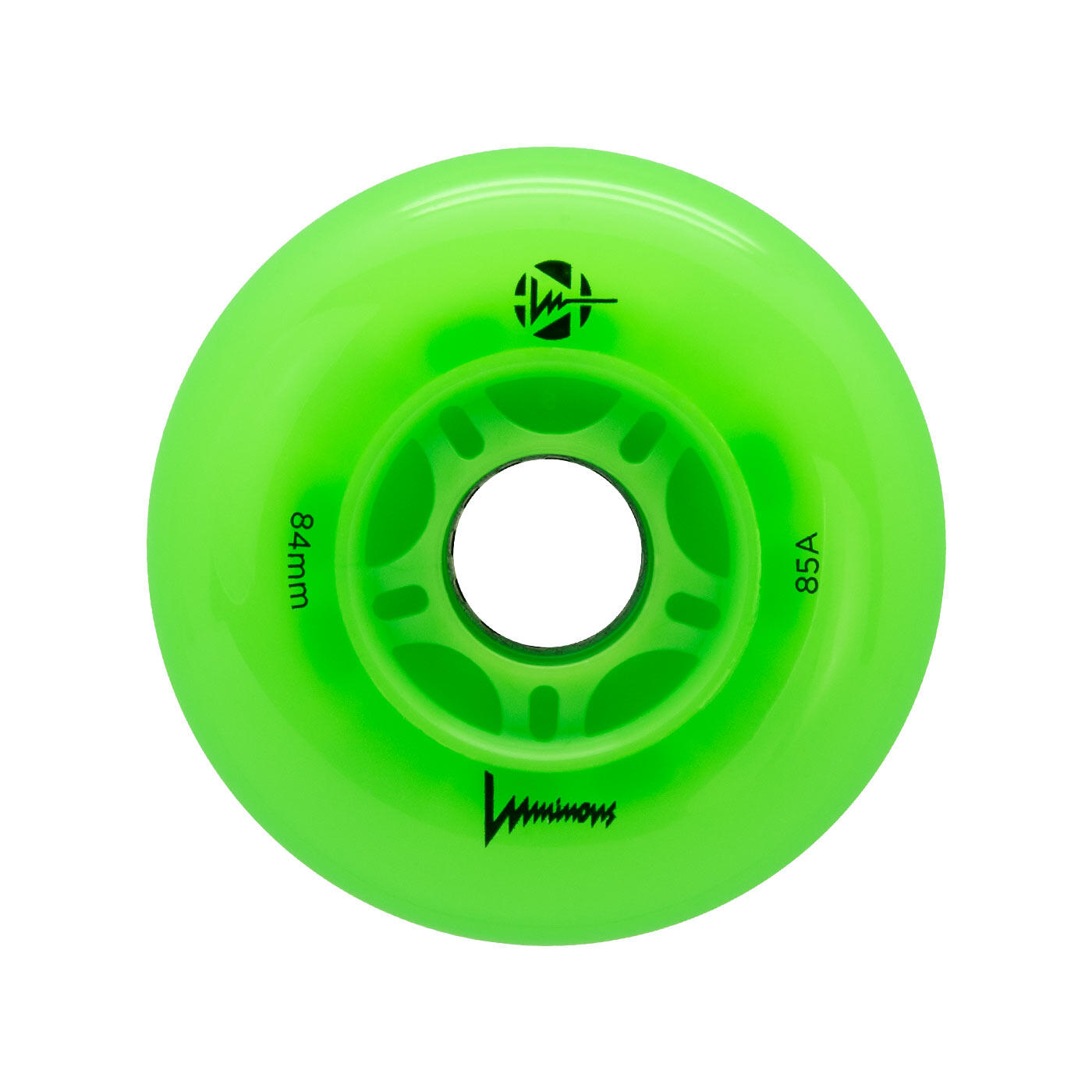 LUMINOUS Roue Inline 85A Vert Pomme Phosphorescent (Led Verte) [x4] 2/2