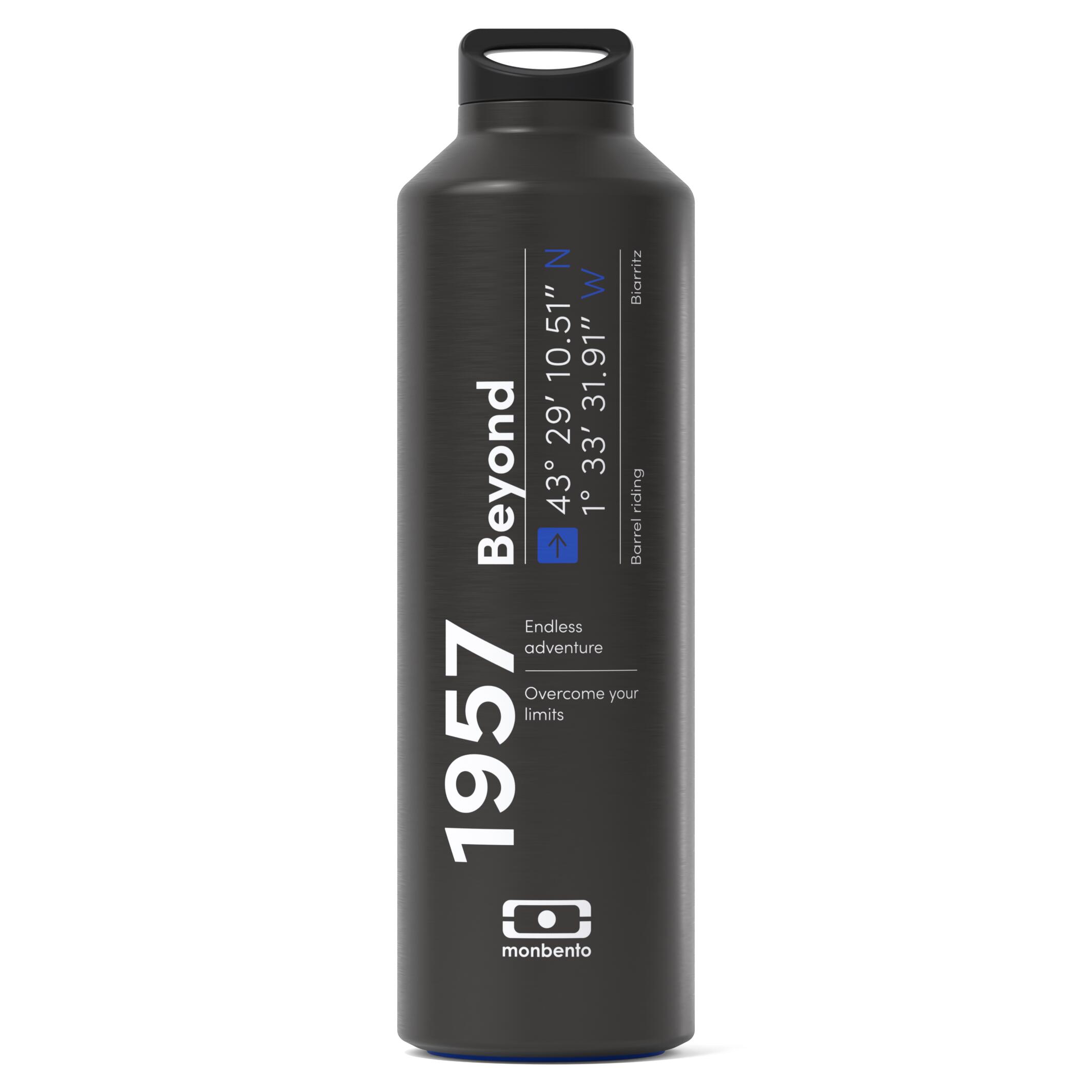 MONBENTO Bottiglia termica con infusore 500ml |Adulti |Picnic, trekking |Steel