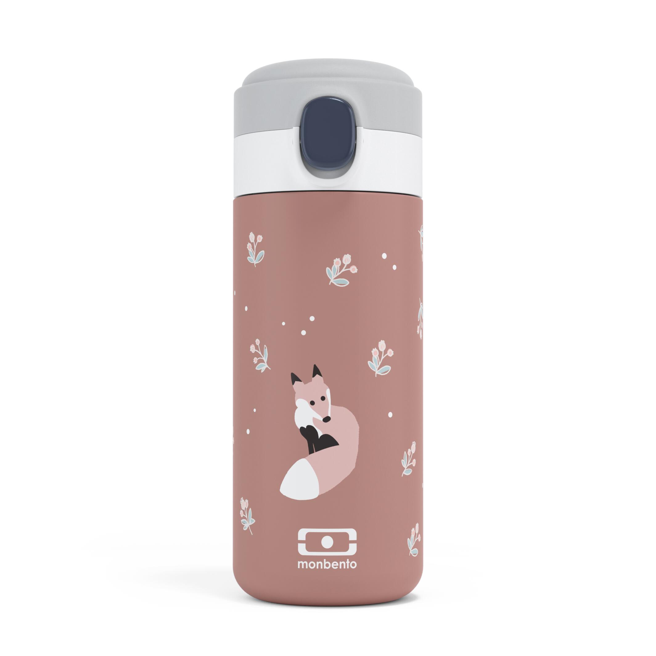 MONBENTO Bottiglia termica con beccuccio 360ml |Bambini |Tappo apertura rapida |Pop