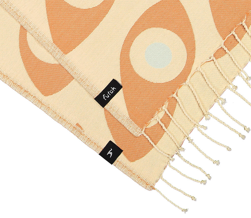 DAINTREE APRICOT IND TOWEL 2/2