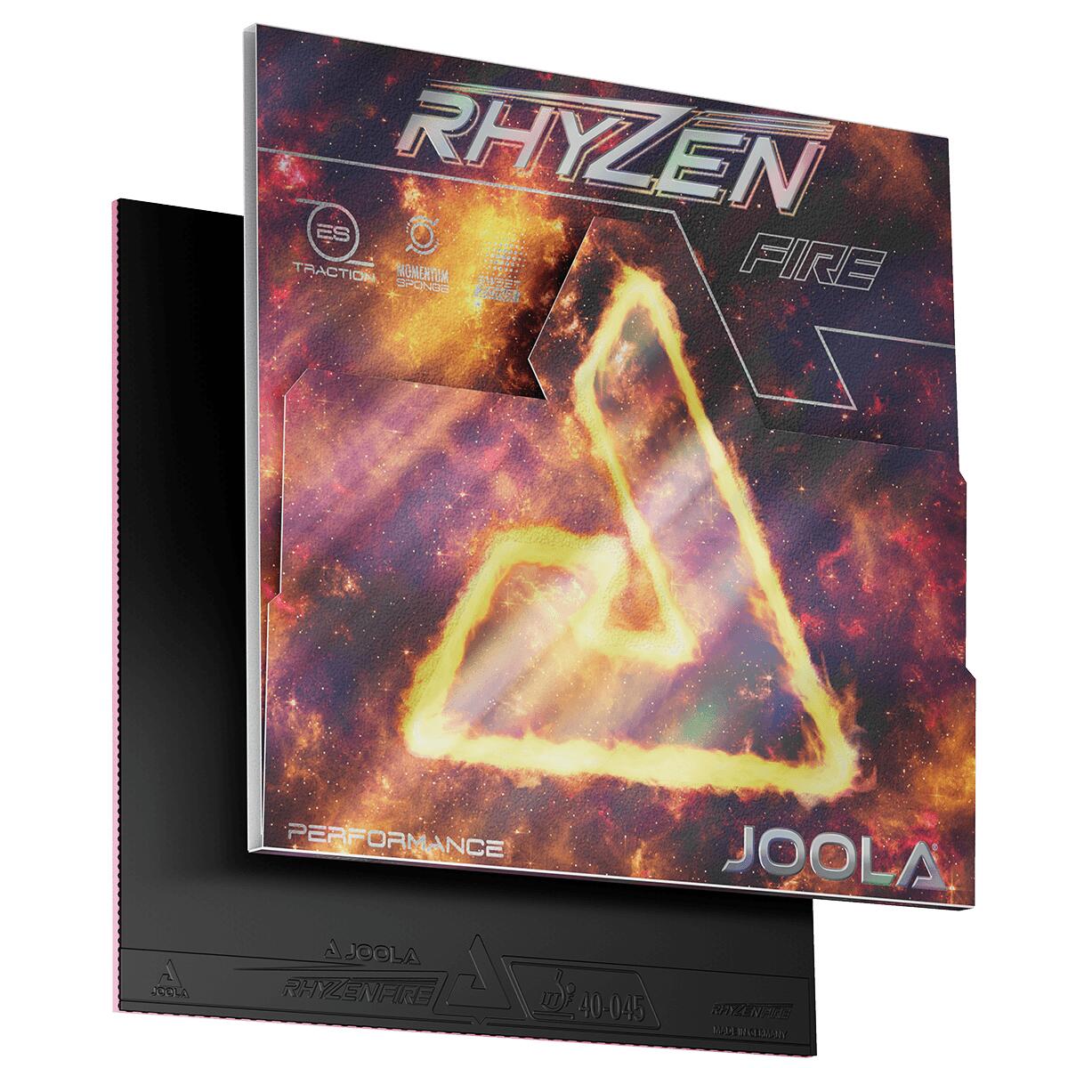 Joola - Revêtement Joola Rhyzen Fire Noir 2,0 - Revêtement Raquette De Tennis De Table - Noir - 2,0 Noir - Decathlon