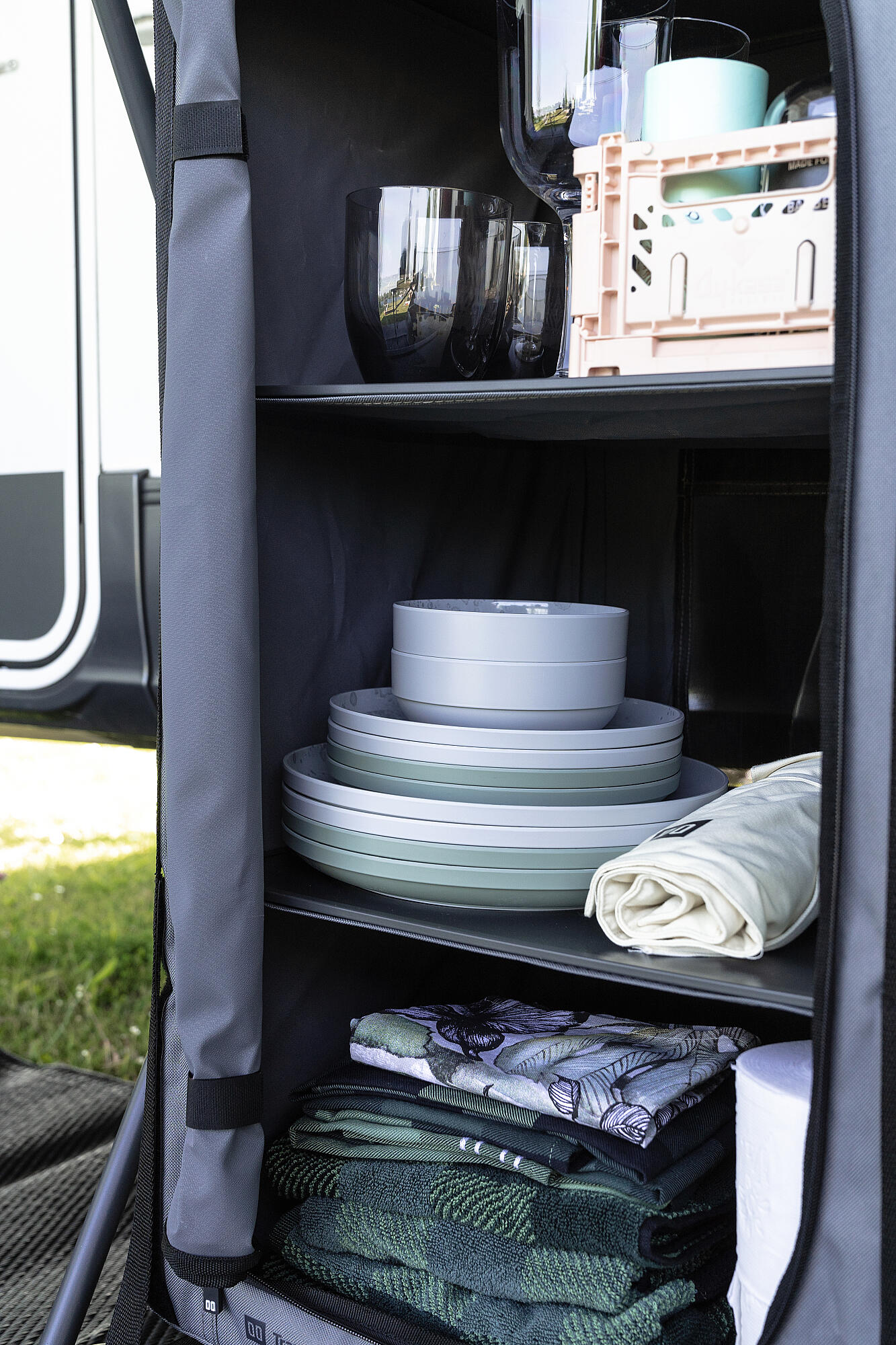 Toledo unit low dark grey - storage organiser 6/7