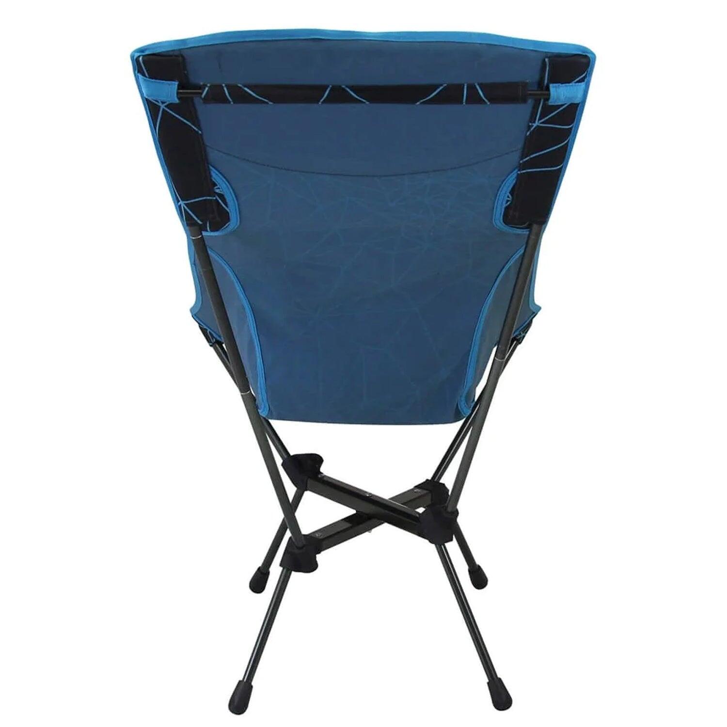 Folding Camping Chair Malaga Black/Blue 3/7