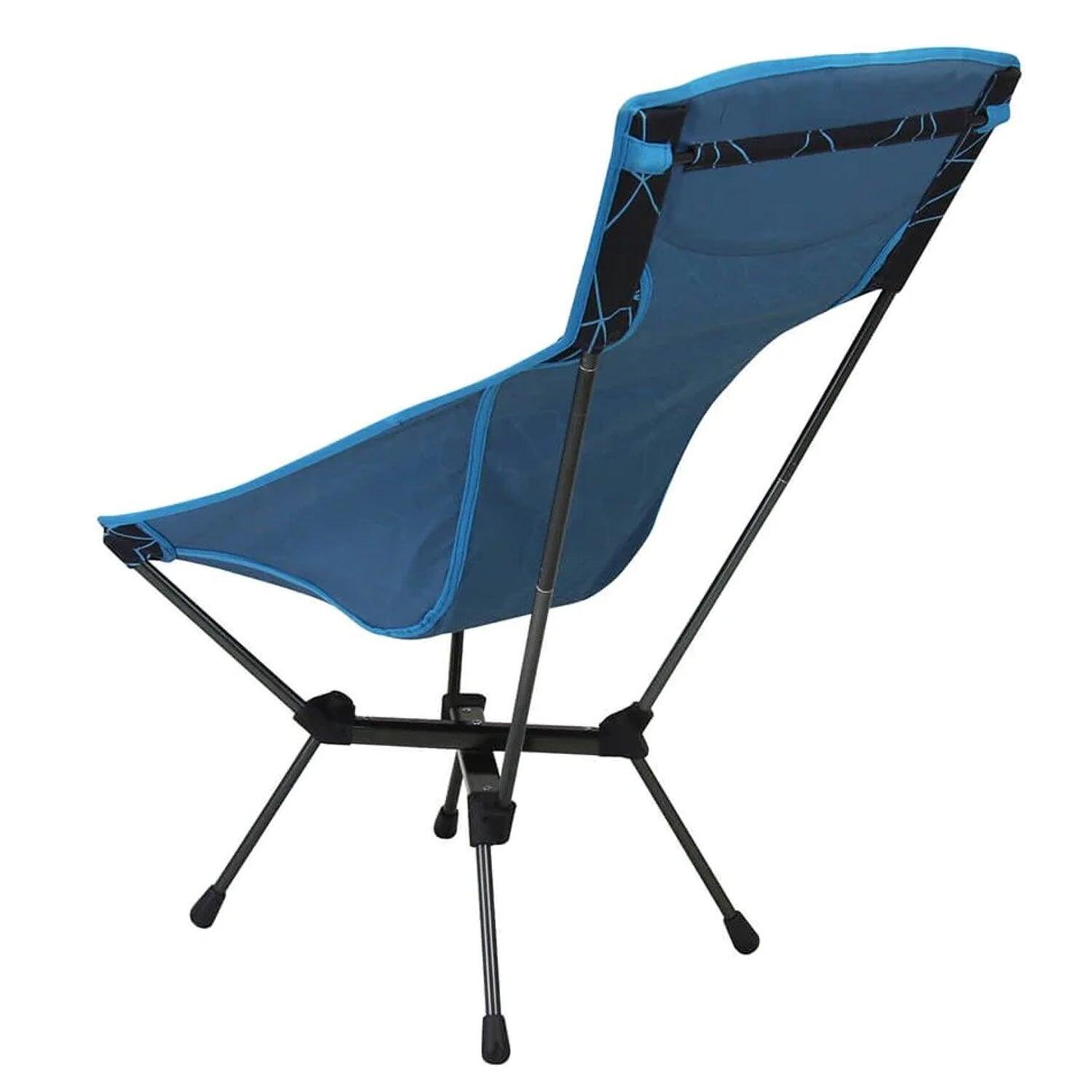 Folding Camping Chair Malaga Black/Blue 4/7
