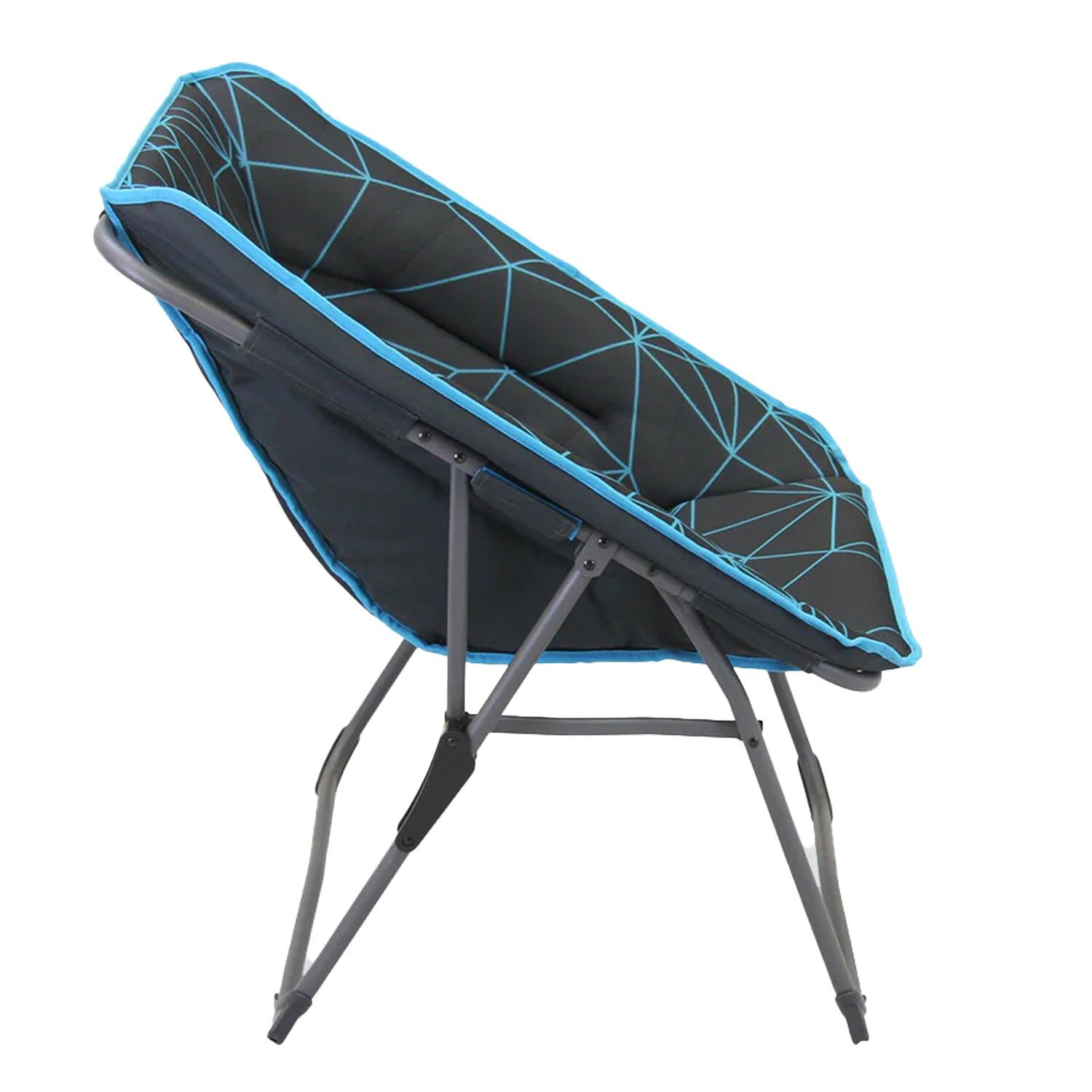 Folding Camping Chair Bilbao Moon Blue 5/7